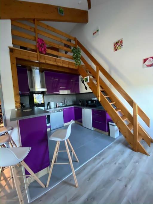 Appartement Lumineux Avec Vue Sur Les Montagnes Morbier Exterior foto